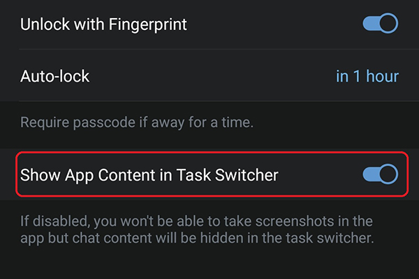 چگونه از صفحه چت تلگرام اسکرین شات بگیریم