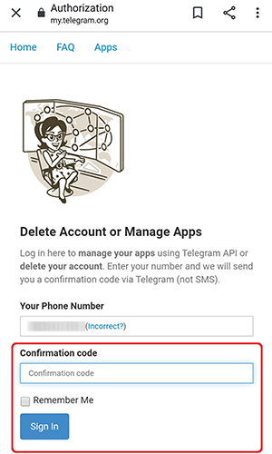 آموزش مرحله به مرحله حذف اکانت تلگرام
