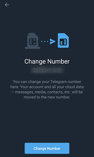 تغییر اکانت تلگرام از شماره قدیم به شماره تلفن جدید